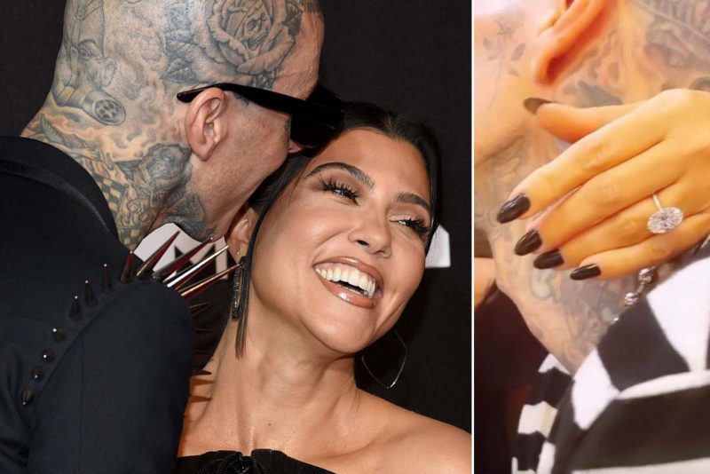 Of course Kourtney Kardashian is on trend with her engagement ring â Beauty Master Asia